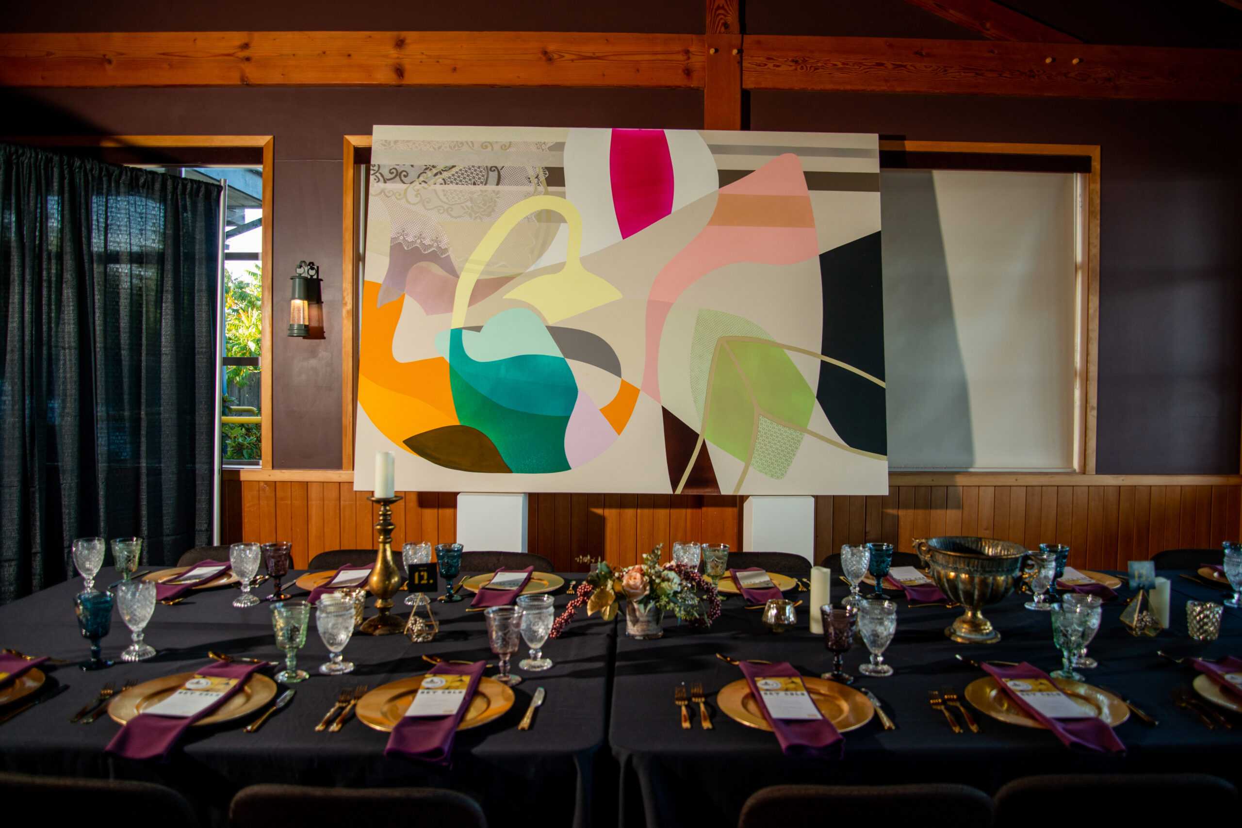 Art on the wall at the Maritime Heritage Centre